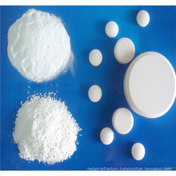 Factory Supplier Trichloroisocyanuric Acid TCCA 90% Granular, Tablets and Powder MSDS